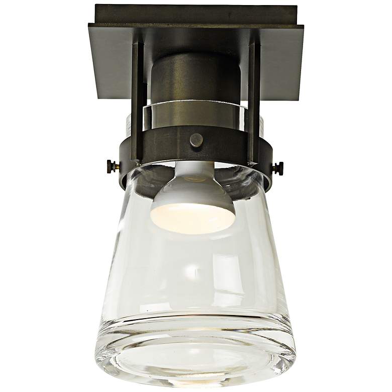 Image 1 Erlenmeyer 6 inch Wide Dark Smoke Ceiling Light