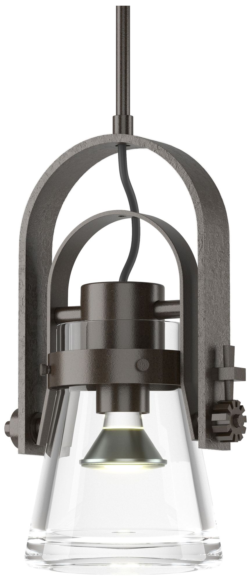 Erlenmeyer 8" Wide Oil Rubbed Bronze Mini Pendant
