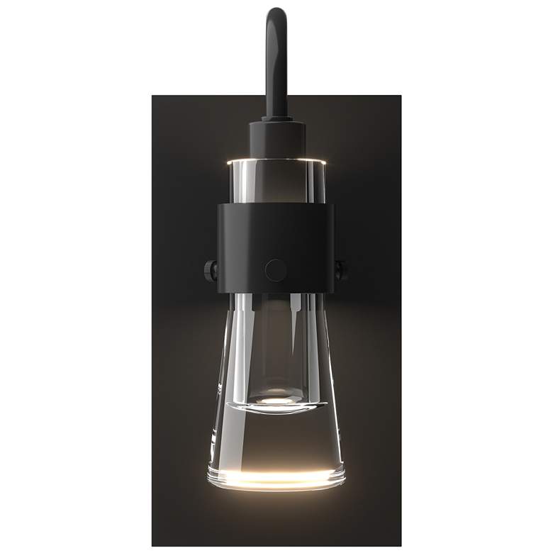 Image 1 Erlenmeyer ADA Sconce - Black Finish - Clear Glass
