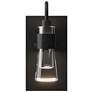 Erlenmeyer ADA Sconce - Black Finish - Clear Glass