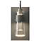 Erlenmeyer ADA Sconce - Natural Iron Finish - Clear Glass