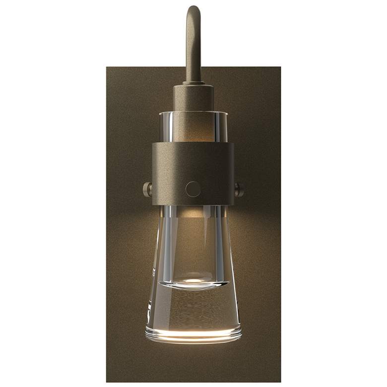 Image 1 Erlenmeyer ADA Sconce - Soft Gold Finish - Clear Glass