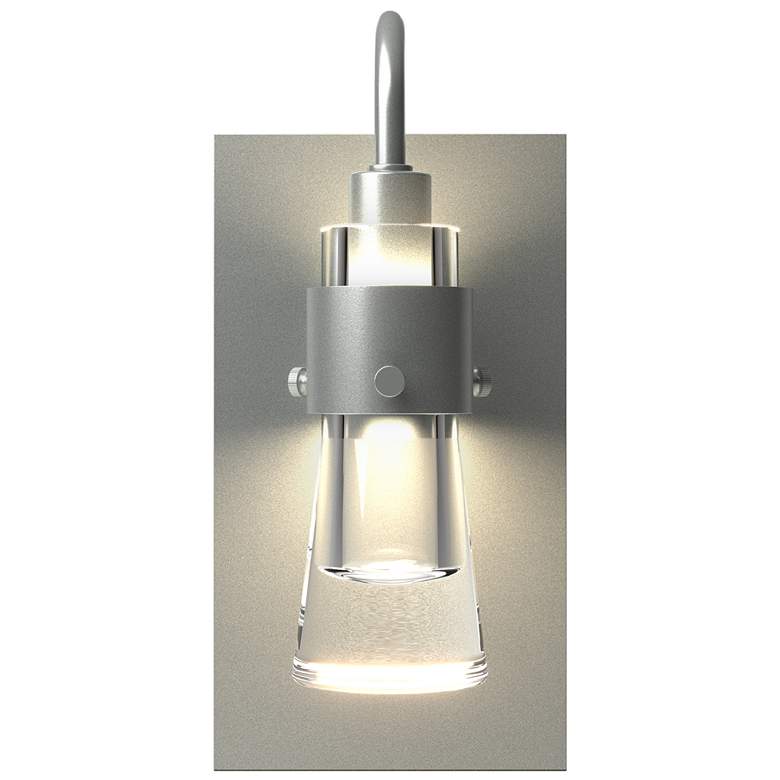 Image 1 Erlenmeyer ADA Sconce - Vintage Platinum Finish - Clear Glass