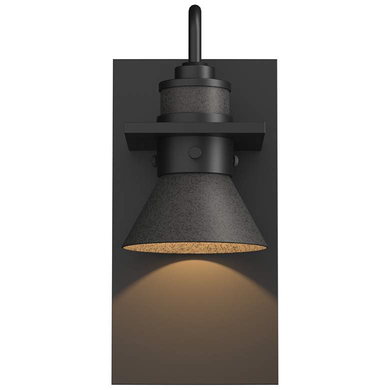 Image 1 Erlenmeyer Dark Sky Outdoor Sconce - Black Finish - Iron Accents