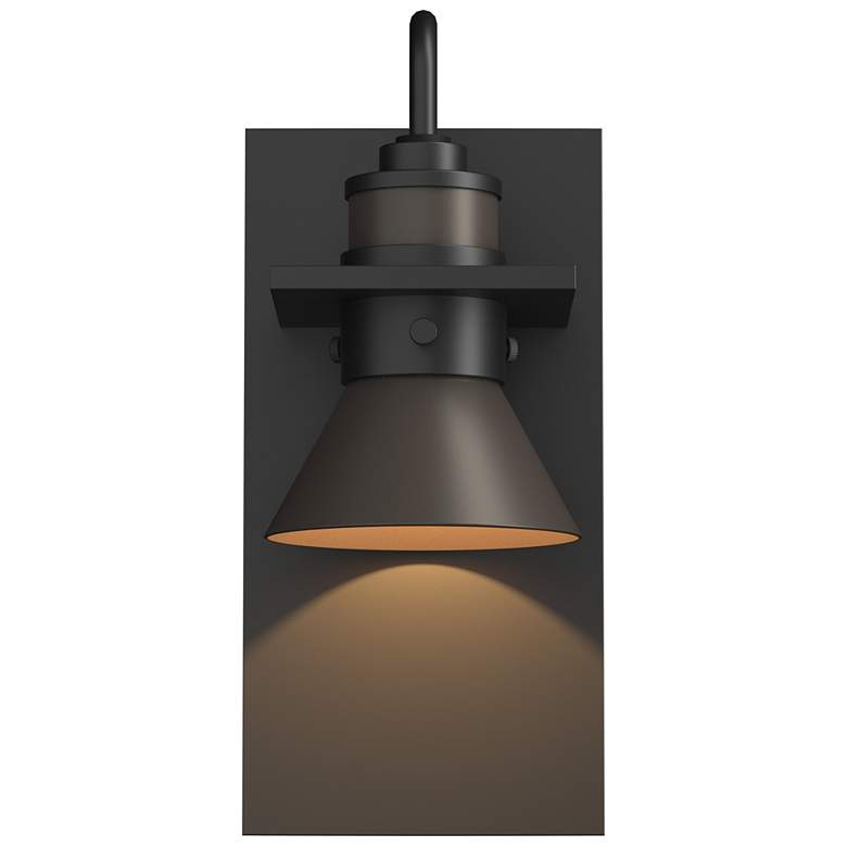 Image 1 Erlenmeyer Dark Sky Outdoor Sconce - Black Finish - Smoke Accents