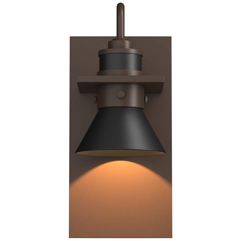 Image 1 Erlenmeyer Dark Sky Outdoor Sconce - Bronze Finish - Black Accents