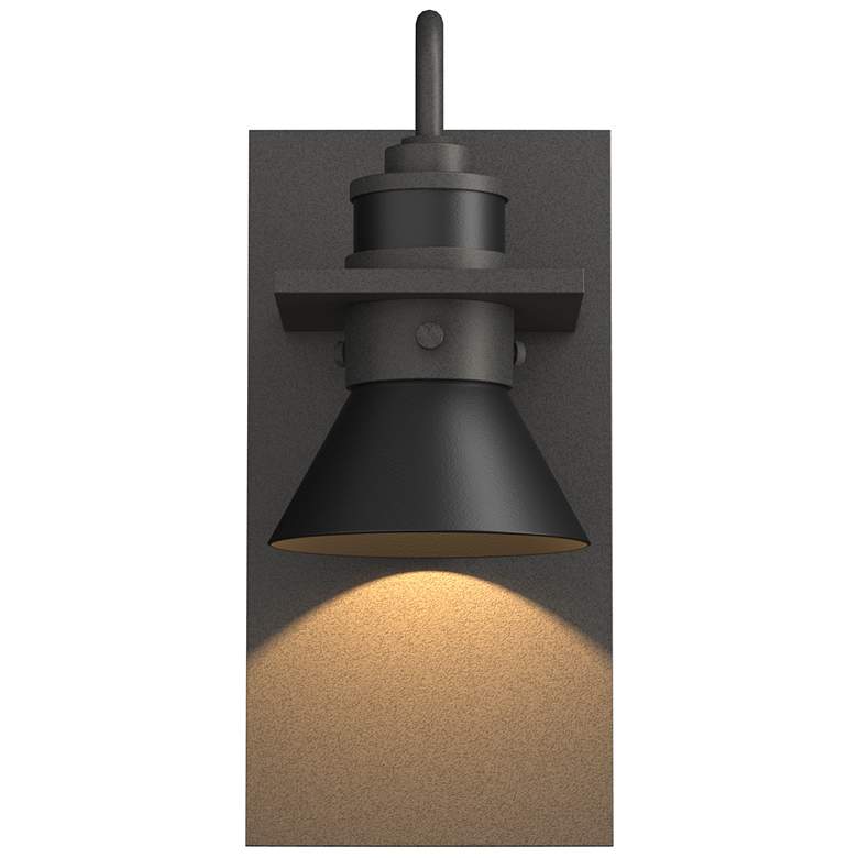 Image 1 Erlenmeyer Dark Sky Outdoor Sconce - Iron Finish - Black Accents