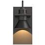 Erlenmeyer Dark Sky Outdoor Sconce - Iron Finish - Black Accents