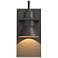 Erlenmeyer Dark Sky Outdoor Sconce - Iron Finish - Smoke Accents