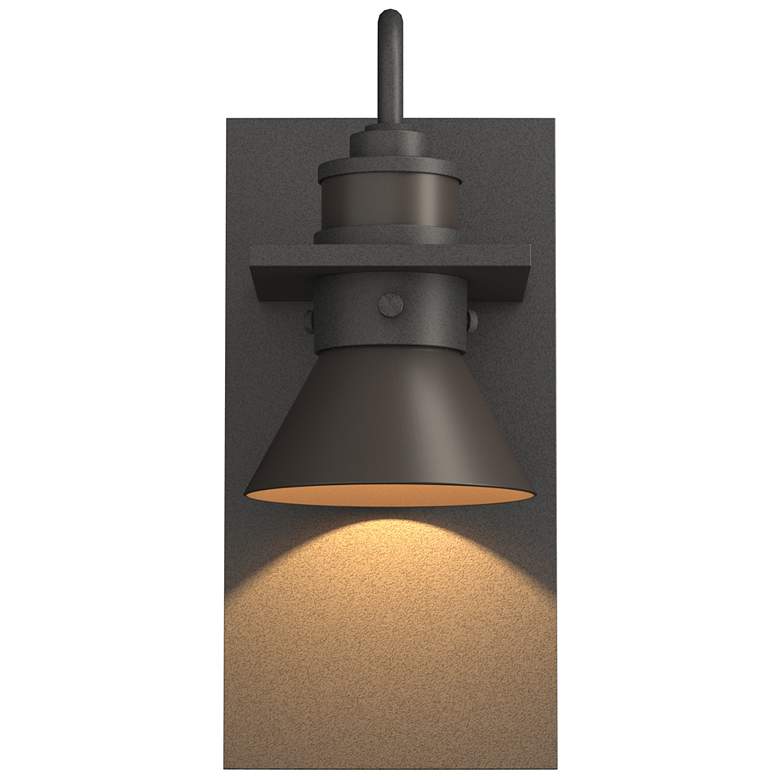 Image 1 Erlenmeyer Dark Sky Outdoor Sconce - Iron Finish - Smoke Accents
