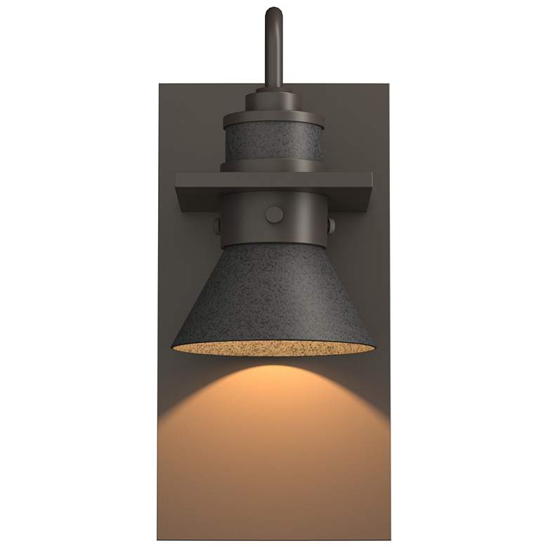 Image 1 Erlenmeyer Dark Sky Outdoor Sconce - Smoke Finish - Iron Accents
