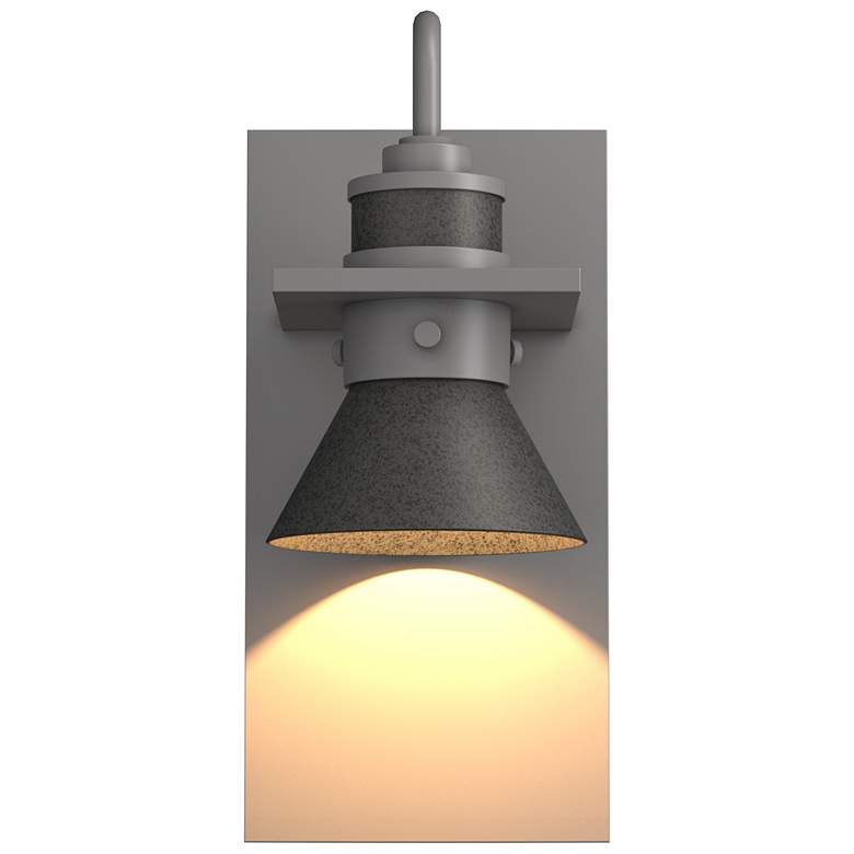 Image 1 Erlenmeyer Dark Sky Outdoor Sconce - Steel Finish - Iron Accents