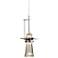 Erlenmeyer Large Low Voltage Pendant - Sterling - Clear Glass - Standard