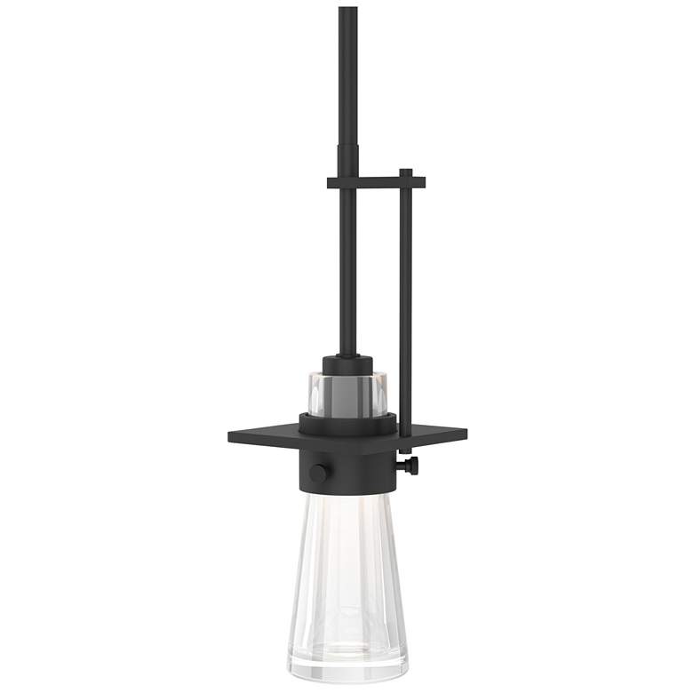 Image 1 Erlenmeyer Mini Pendant - Black Finish - Clear Glass
