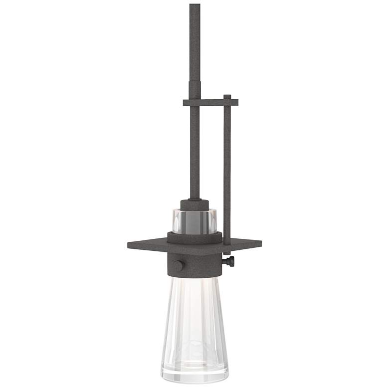 Image 1 Erlenmeyer Mini Pendant - Natural Iron Finish - Clear Glass