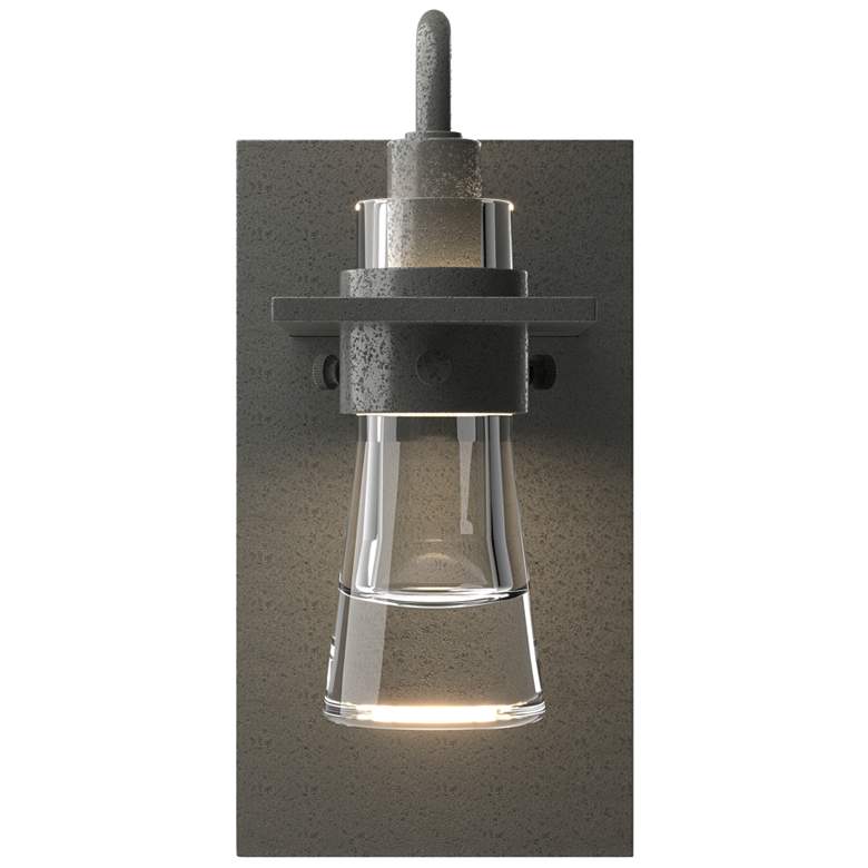 Image 1 Erlenmeyer Sconce - Natural Iron Finish - Clear Glass