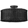 2_Erma 16 1/2" Wide Matte Black Ceiling Light