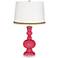 Eros Pink Apothecary Table Lamp with Braid Trim