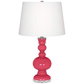 Image2 of Eros Pink Apothecary Table Lamp with Dimmer