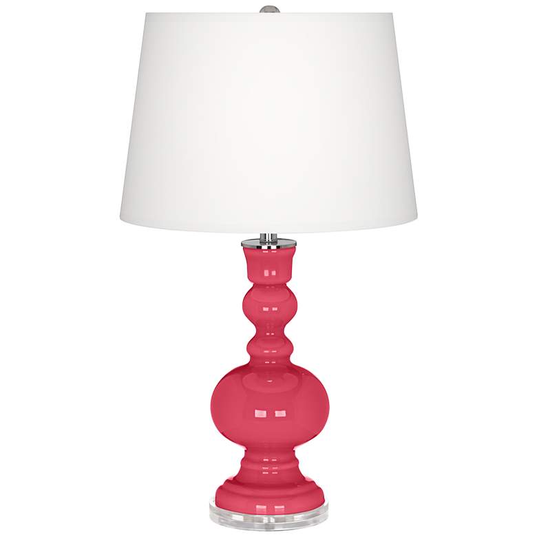Image 2 Eros Pink Apothecary Table Lamp with Dimmer