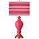 Eros Pink Bold Stripe Civitia Table Lamp