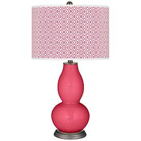 Image1 of Eros Pink Diamonds Double Gourd Table Lamp