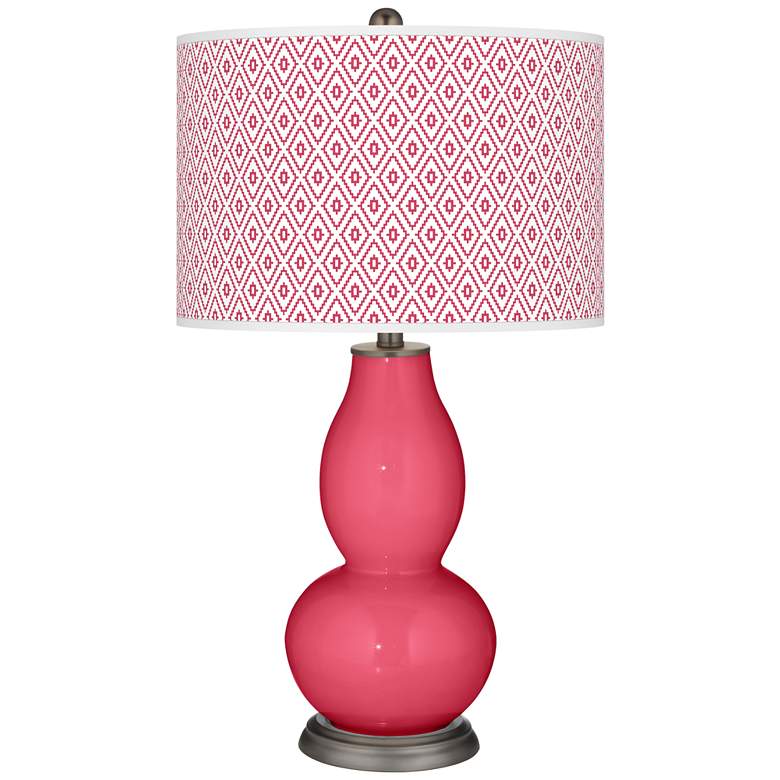 Image 1 Eros Pink Diamonds Double Gourd Table Lamp