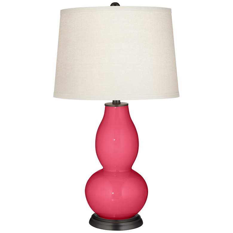 Image 2 Eros Pink Double Gourd Table Lamp
