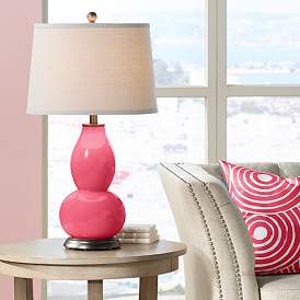 Image1 of Eros Pink Double Gourd Table Lamp