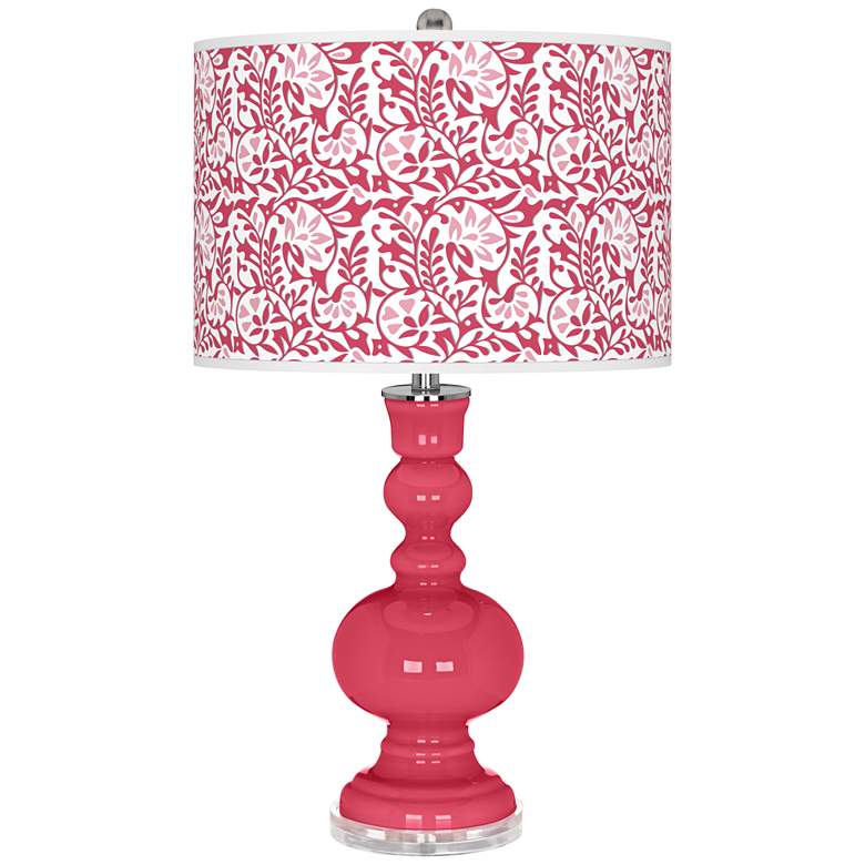 Image 1 Eros Pink Gardenia Apothecary Table Lamp