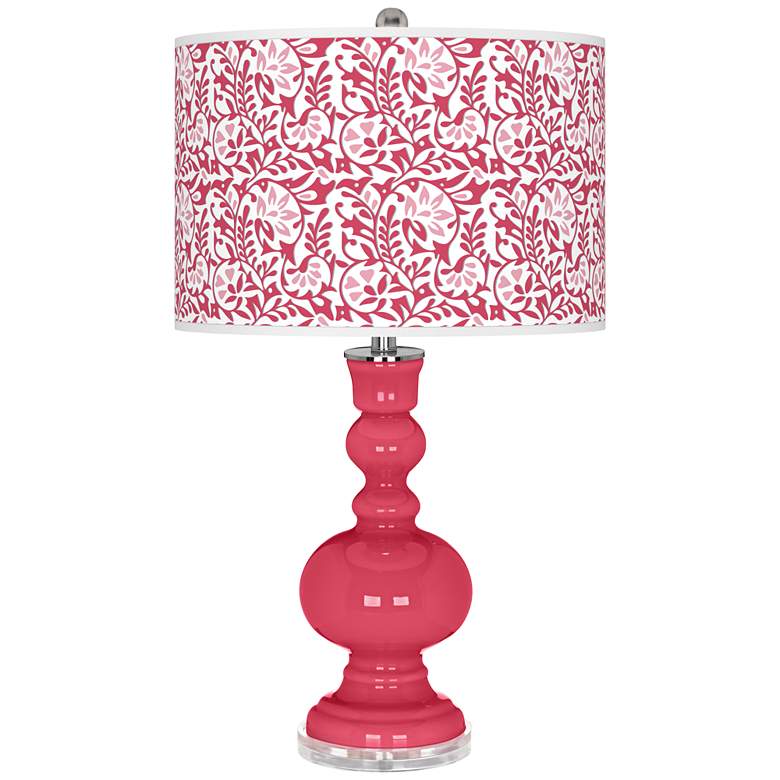 Image 1 Eros Pink Gardenia Apothecary Table Lamp