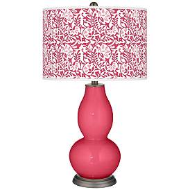 Image1 of Eros Pink Gardenia Double Gourd Table Lamp