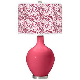 Image1 of Eros Pink Gardenia Ovo Table Lamp