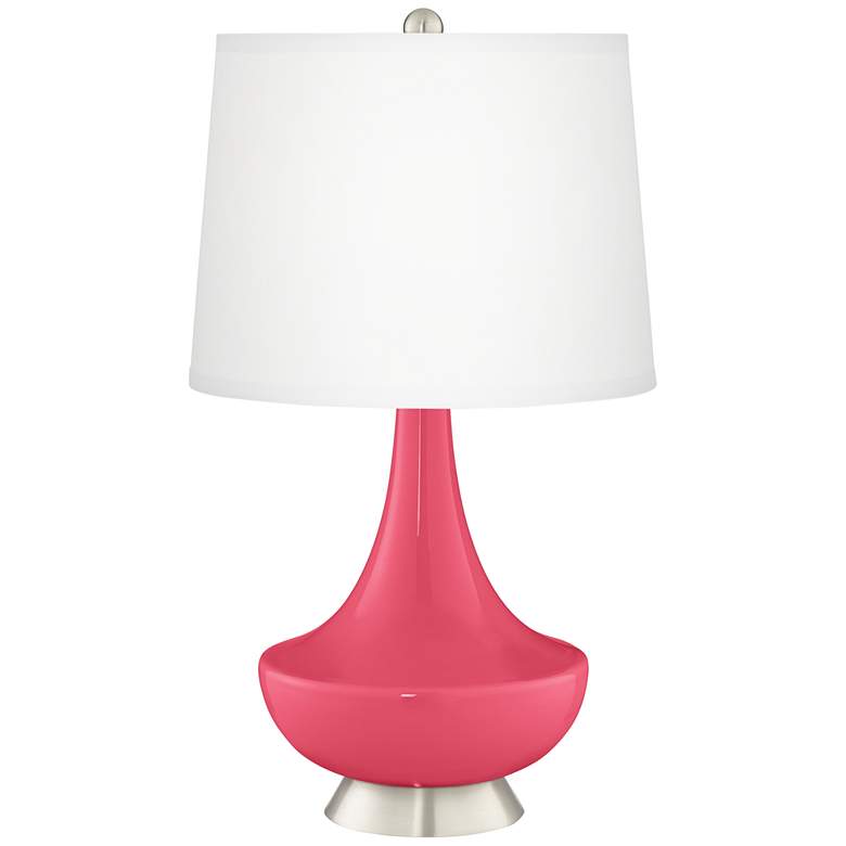 Image 2 Eros Pink Gillan Glass Table Lamp