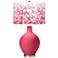 Eros Pink Mosaic Giclee Ovo Table Lamp