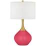 Eros Pink Nickki Brass Table Lamp