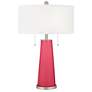 Eros Pink Peggy Glass Table Lamp With Dimmer