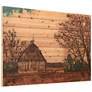 Erstwhile Barn 1 45" Wide Giclee Print Solid Wood Wall Art