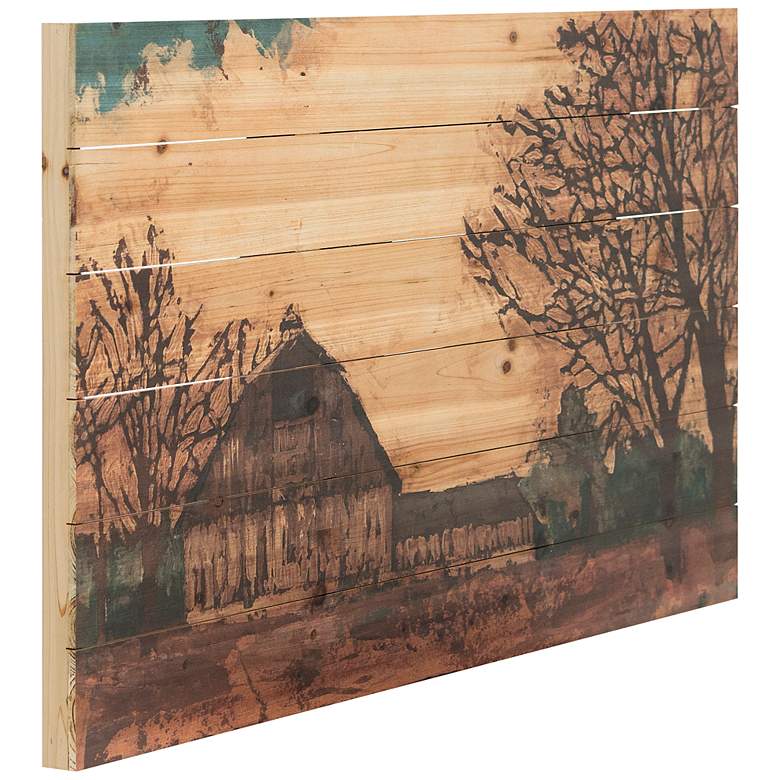 Image 3 Erstwhile Barn 3 36 inch Wide Giclee Print Solid Wood Wall Art more views