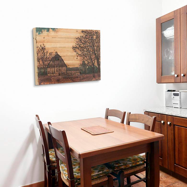 Image 5 Erstwhile Barn 3 36" Wide Giclee Print Solid Wood Wall Art more views
