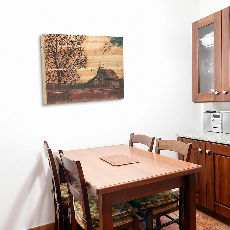 Image 7 Erstwhile Barn 3 and 4 36"W 2-Piece Print Wood Wall Art Set more views