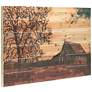 Erstwhile Barn 4 36" Wide Giclee Print Solid Wood Wall Art