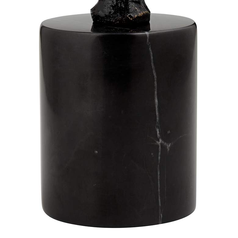 Image 3 Erudite 19" High Matte Black Metal Abstract Sculpture more views