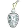 7_Erynn 16" High Green and White Ceramic Decorative Vase more views