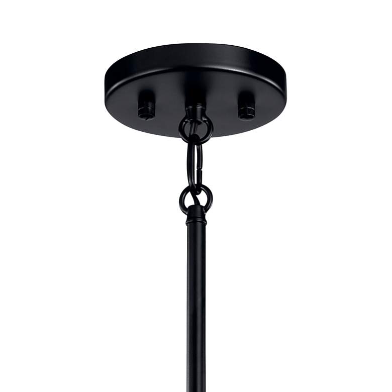 Image 4 Erzo 6 Light Chandelier Black more views