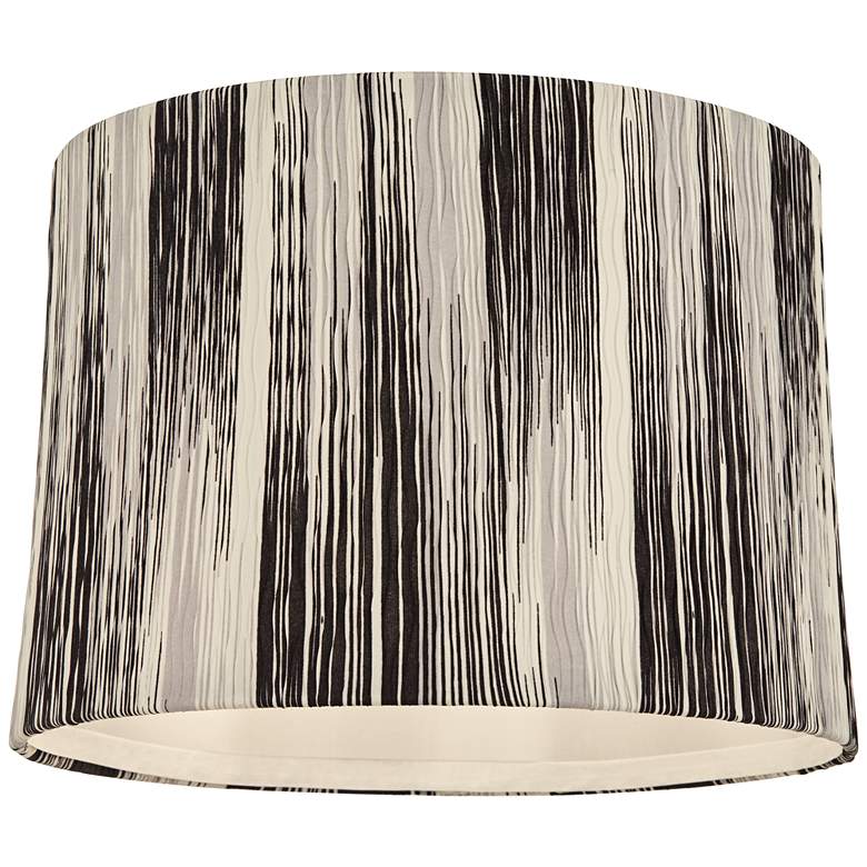Image 3 Esbjerg Monochrome Drum Lamp Shade 13x14x10 (Washer) more views