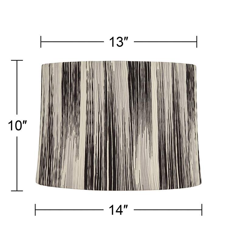 Image 7 Esbjerg Monochrome Drum Lamp Shade 13x14x10 (Washer) more views
