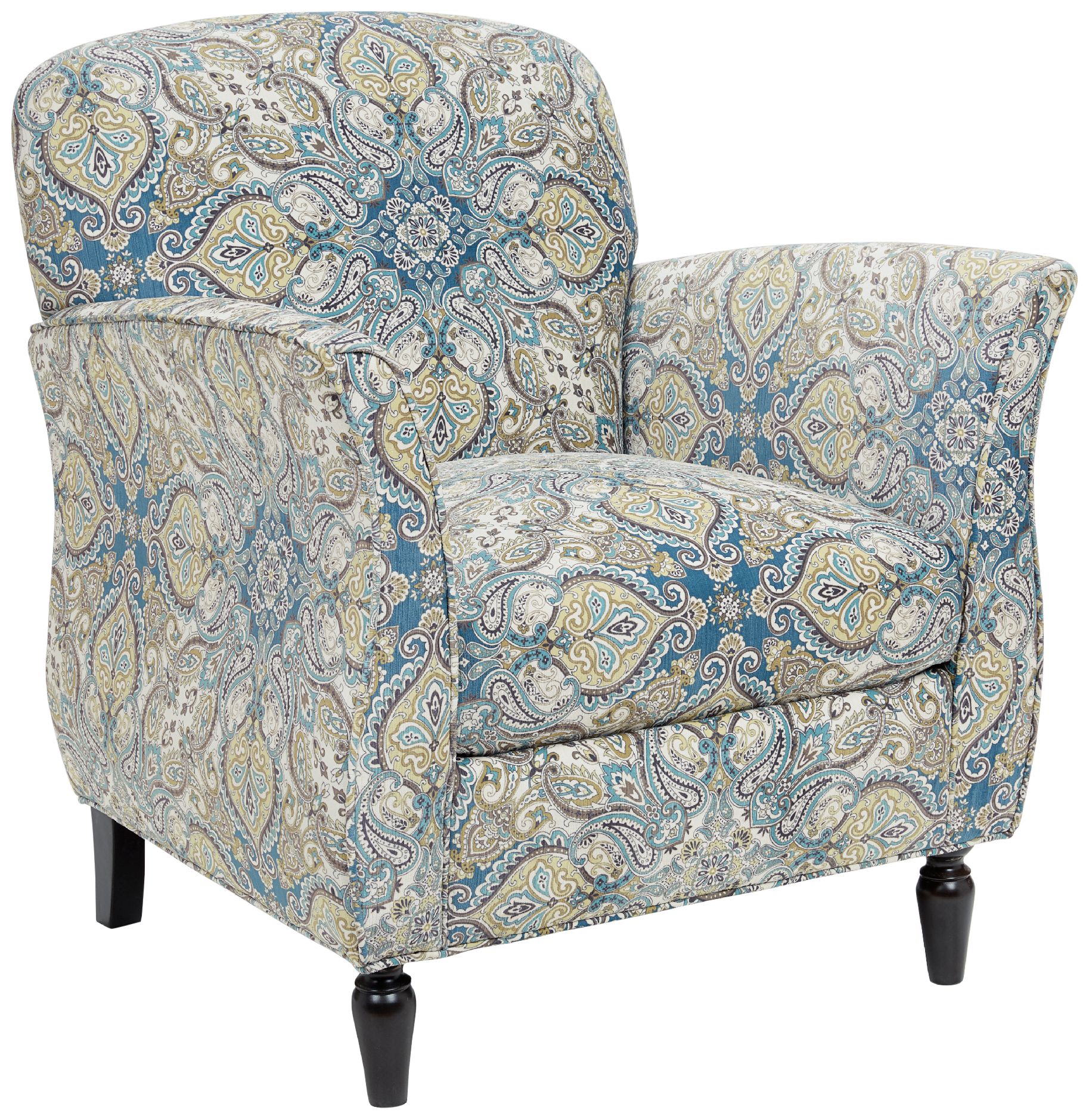 Multicolor fabric 2025 accent chair