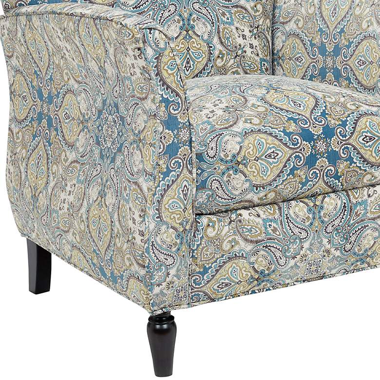 Image 4 Escher Multi-Color Fabric Accent Chair more views