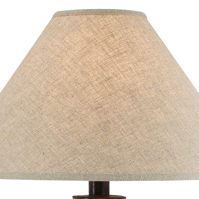Image 2 Escondido Distressed Brown Pot Rustic Southwest Style LED Deer Table Lamp more views